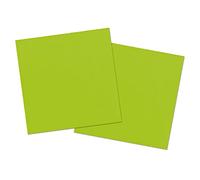 Folat B.V Folat 50645 Lime Green Color Paper Napkins-33 x 33 cm-20 Pieces
