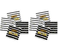 Folat B.V.- Folat 63756 Servilletas-BlackGold HNY-33 x 33 cm-20 Piezas-Nochevieja Decoracion Fin Oro Negro, Feliz año Nuevo, Happy New Year, Multicolor (Paquete de 2)
