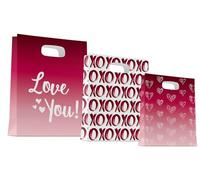 Folat B.V.- Folat 63791 Bolsas de regalo - Ombre Love - 3 piezas - Decoración Romantica Día de San Valentín Bodas Nupcial Aniversario y Compromiso, Multicolor (FT-108)