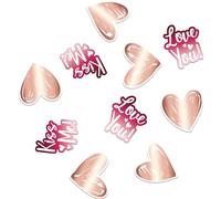 Folat B.V.- Folat Confeti de Mesa-Ombre Love-45 Piezas-Decoración Romantica Día de San Valentín Bodas Nupcial Aniversario y Compromiso, Multicolor (63790)