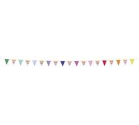 Folat B.V.- Folat Decoración de cumpleaños Coloridas-Guirnalda de Banderines-Stripetastic-10 m-Artículos de Fiesta para niños y Adultos, Multicolor (27783)