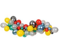 Folat B.V.- Folat Decoración de Guirnalda de Globos Arqueadas-Monster Bash-66 Piezas para cumpleaños, Bodas, bautizos,Baby Shower,Despedida de Soltera,Compromiso y Fiestas, Multicolor (10635)