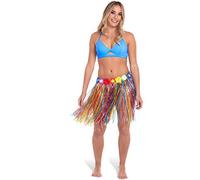 Folat B.V- Folat Falda Hawaiana varios colores, sólido, Multicolor (7637)