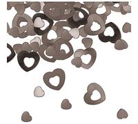 Folat B.V- Folat Fiesta Confeti Corazones Plateados, color plata, Costumes (5330)
