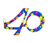 Folat B.V.-Folat Globos de 40 cumpleaños, color azul, (24840)