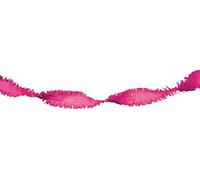 Folat B.V- Folat Guirnalda de papel crepé rosa oscuro, Color rosado (9413)