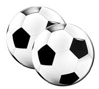 Folat B.V- Football Napkins-25 x 25 cm Folat Servilletas de fútbol 26202-20 Unidades, Multicolor, 8x8cm (falksson 8714572262026)