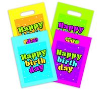 Folat B.V.- Habby Bolsas dispensadoras Feliz cumpleaños Estrella - 8 Piezas, Multicolor, 1 stück (1er Pack) (65334)
