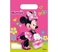 Folat B.V.- PR87868 Disney Minnie Mouse Bolsas de botín de fiesta, dibujo animado, Color rosa (Procos 53826)