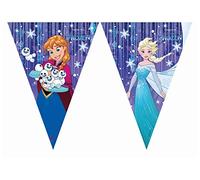 Folat B.V. Procos Frozen - Guirnalda de banderines Triangulares, diseño de Copos de Nieve