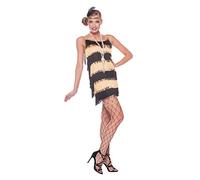 Folat B.V.-Vestido Flapper Charleston de los años 20, 3 Piezas, L-XL, Multicolor, (21944)