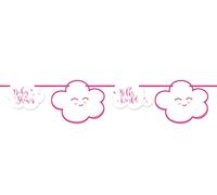Folat - Banner De Nube para Baby Shower Niña Rose - 4m