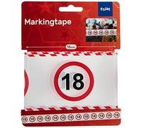 Folat - Cinta de Barrera para Fiesta con señal de Tráfico 18, 15 m