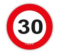 Folat - Confeti XL Señal de tráfico 30