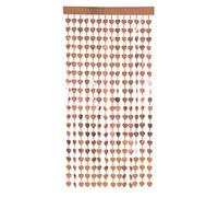 Folat- Cortina de fiesta Corazón, Color oro rosa (18897)