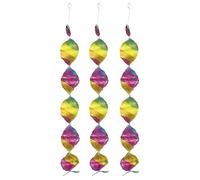 Folat- Decoraciones en Espiral del Arco Iris - 4 Piezas, Multicolor (64990)