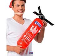 Folat- Extintor de Fuego Inflable de la Brigada de incendios-60 cm, Color rojo, talla única (20269)