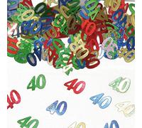 Folat B.V- Folat Fiesta Confeti Número 40, Multicolor, 1 unidad (5315)