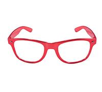 Folat Gafas de Fiesta Blues Brothers Metálico Rojo