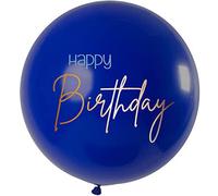 Folat Globo Elegante Verdadera azul XL-80cm, color (66010)