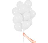 Folat - Globos Blancos con Cinta 23cm - 30 piezas