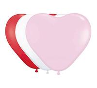 Folat - Globos En Forma De Corazón Para Fiestas - Rojo/Blanco/Azul - 12In/30cm - 8 piezas , color/modelo surtido