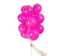 Folat - Globos Magenta con Cinta 23cm - 30 piezas