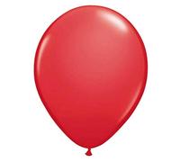 Folat B.V.-Folat Globos Rojos Metálicos, Color Rojo, 10er Pack de (Qualatex 8407)