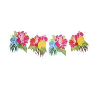 Folat Guirnalda de flores tropicales del empavesado-6 m, multicolor (20716)