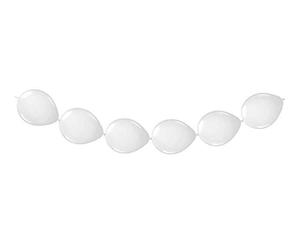 Folat - Guirnalda de globos blancos - 3 m