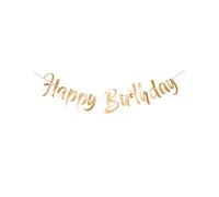 Folat - Happy Birthday Banner De Carta De Lujo -1 m
