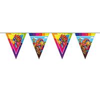 Folat - Indios Guirnalda Para Temática Fiesta - 10 metros - Multicolor