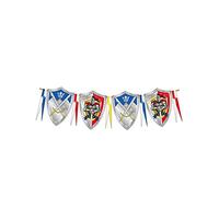 Folat - Knights Guirnalda para Temática Fiesta - 6 Metros - Multicolor