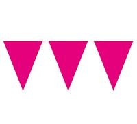 Folat - Línea De Banderas De Color para Fiesta Decoración - 10 Metros - Magenta