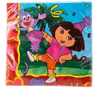 Folat - Pack 20 Servilletas Papel 33x33 cm Dora La Exploradora