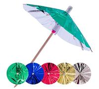 Folat- Parasol Recogedores de Fiestas Metálico-15 Piezas, Multicolor (61563)