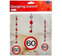 Folat B.V.- Folat Perchas para señales de tráfico del 60 cumpleaños, Multicolor (5135)