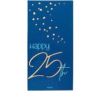 Folat Servilletas Elegant Verdadera azul Años 33x33cm-10 piezas, color, Número 25 (66225)