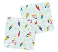 Folat Servilletas Schulanfang 33x33cm-20 piezas, multicolor, Mittel (66085)