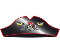 Folat - Sombreros Fiesta Pirata Roja - 8 piezas