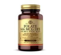 Folate 250 Tabletas 666 Mcg DFE De Solgar