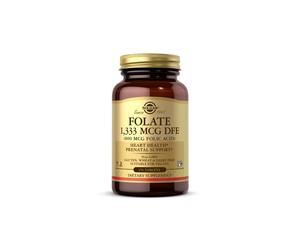 Folato 1.333 mcg DFE (800 mcg ácido fólico) 250 comprimidos Solgar