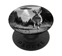 Folclore Cryptid Divertido Y Jackalope PopSockets PopGrip Adhesivo