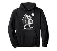 Folclore eslavo Baba Yaga Walking House On Chicken Legs Sudadera con Capucha