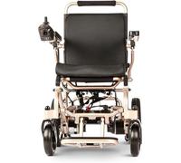 Fold and Travel Lightweight Electric Wheelchair for Adults Folding Foldable Transport Electric Wheelchair Motorized, Automated WheelchairFDA Approved (Color : B)