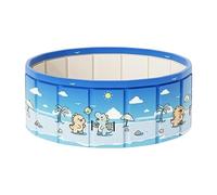 Fold Up Pool - 90x45cm Outdoor Water Play Games with Drain Pipe | Anti-Slip Kids Pool | For Summer Beach Lake Park Home Garden Backyard Patio Vacation