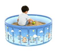 Fold Up Pool - Kiddie Pool | Outdoor Water Play Toys | Non-Slip Foldable Swimming Pôol with Drain Pipe, Portable Kids Pôol Pet Bathtub, For Garden Patio Beach Lake Park Summer Vacation