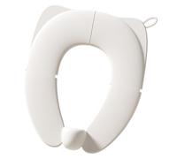 Fold Up Potty Seat, Toilet Cover, Non-Slip Baby Travel Training Seat for Toddler, Boys and Girls, Compact Stainless Steel Design, 7.01x5.91x2.17 inches, Easy Portable Use