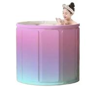 Foldable Adult Home Bath Bath Large Thermal Insulation Steam Bucket Portable Can Not Occupy The Storage Bucket(Color 4)
