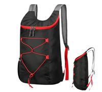 Foldable Backpack - 18 Inches Compact Rucksack, Lightweight Carry Sack | Adjustable Shoulder Straps Backpack For Men Friends Families Outdoor Fishing Beach Cycling Birthday Mountaineering